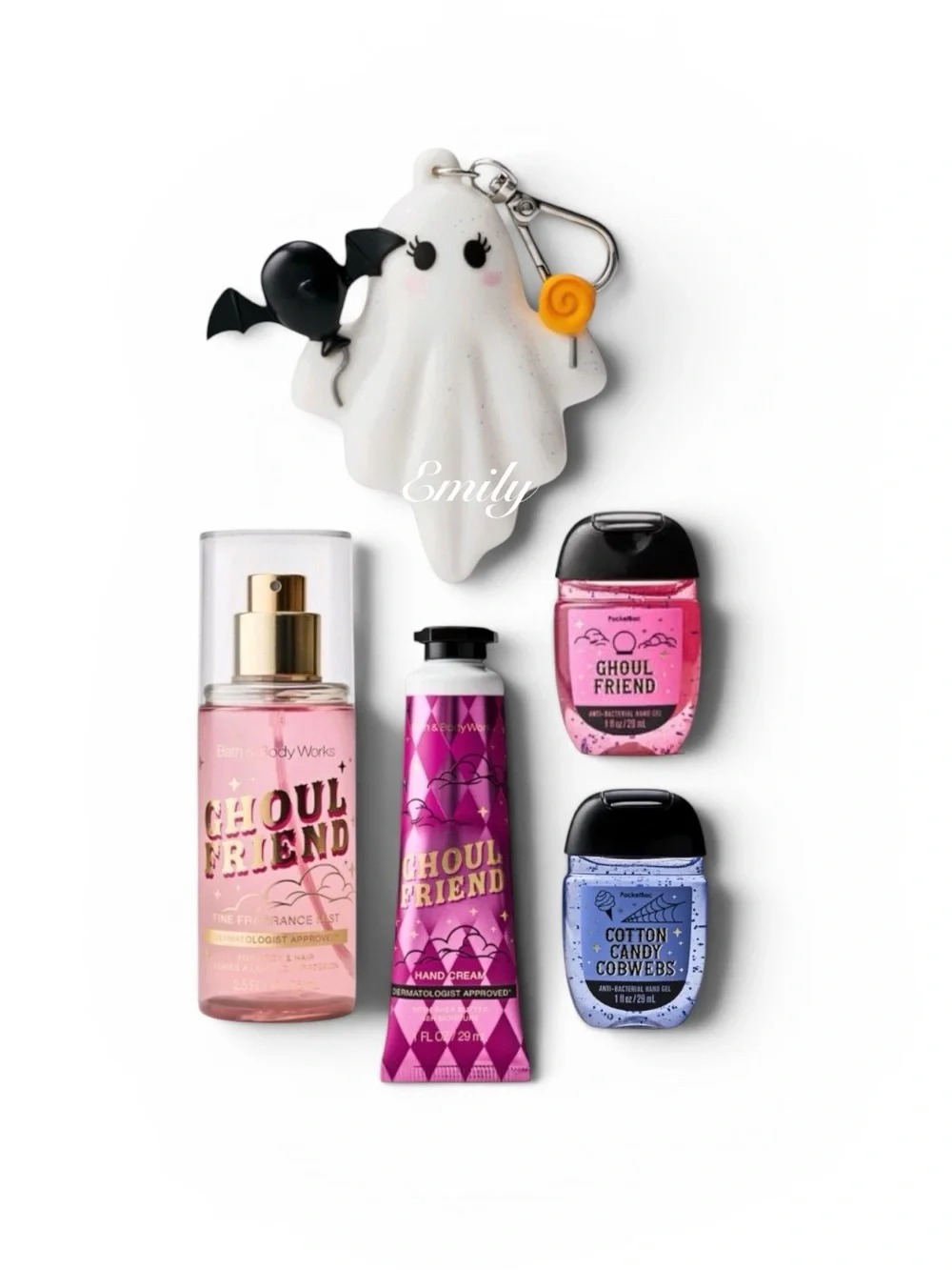 5-Pc GHOST PocketBac Holder Gift Set Ghoul Friend Collection Bundle